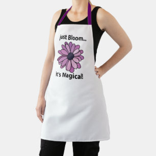 Tablier Fleur Violette Magique Vient de Fleurir Sa Magique