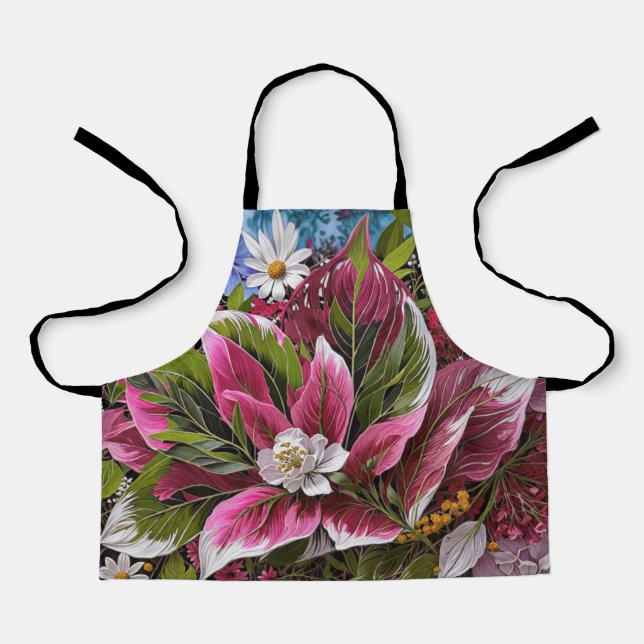 Tablier Fleurs accrocheuses (Recto)