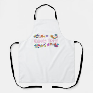 Tablier Fleurs amusantes colorées Hippie Spirit