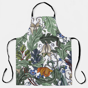 Tablier Fleurs, art déco, moderne, sans soudure.