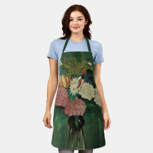 Tablier Fleurs avec du lierre par Henri Rousseau, Floral V