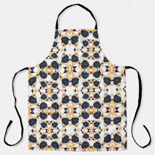 Tablier Fleurs bleues