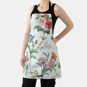 Tablier Fleurs botaniques sauvages de France 1830