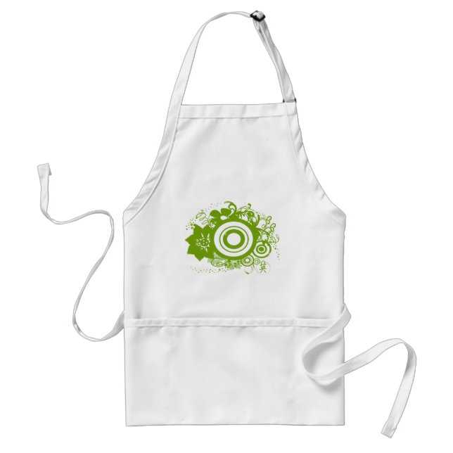 Tablier Fleurs circulaires Tourbillonnant - Customisées -  (Devant)