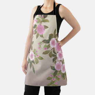 Tablier Fleurs de cerisier, design japonais