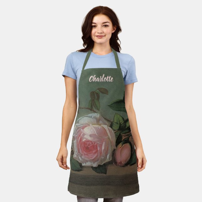 Tablier Fleurs de la vie morte sur une haie par Otto Ottes (Porté)