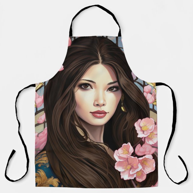Tablier Fleurs de l'élégance (Recto)