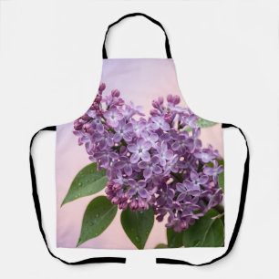 Tablier Fleurs de lilas violet frais Floral de printemps 