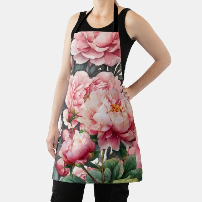 Tablier Fleurs de Pivoine (Insitu)