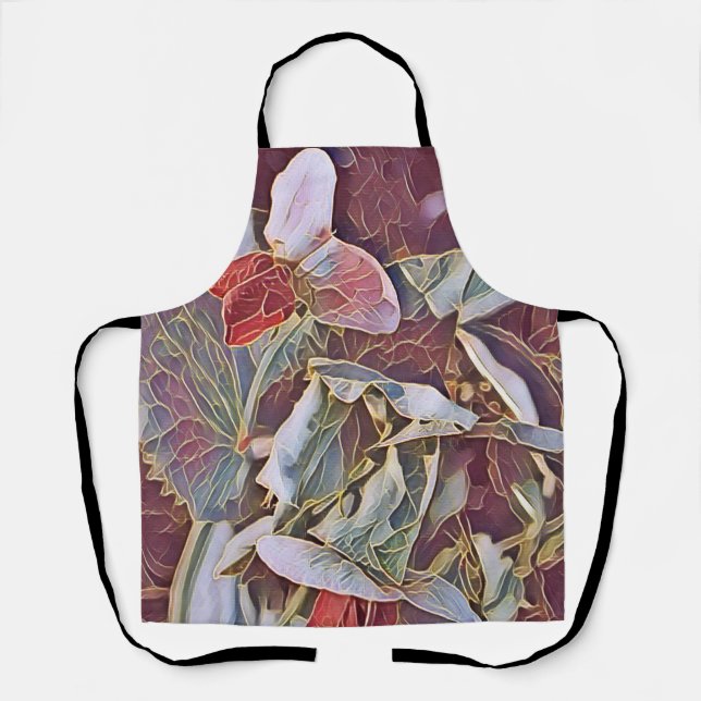 TABLIER FLEURS DE POIS DOUCES (Recto)