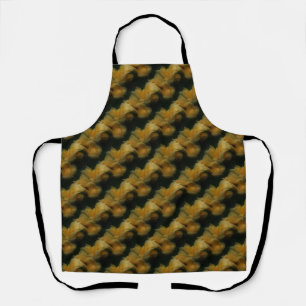Tablier Fleurs de rose jaune Motif d'art naturel