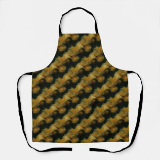 Tablier Fleurs de rose jaune Motif d'art naturel