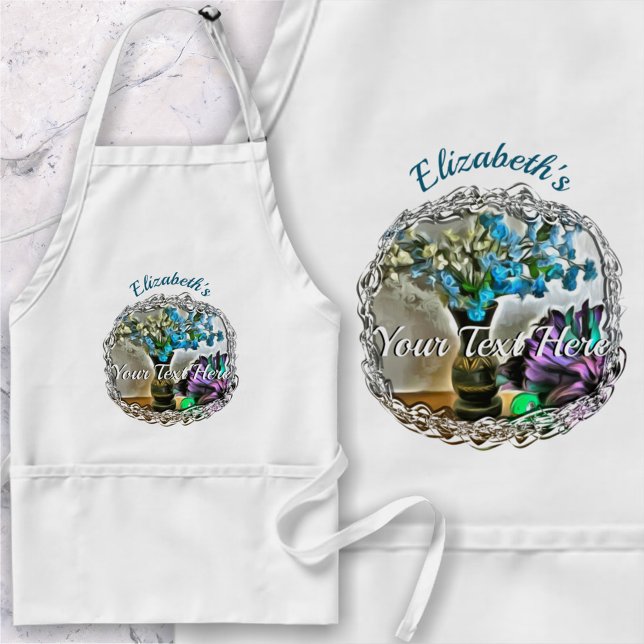 Tablier Fleurs de soie et de rousseur de maïs 2190 (Créateur téléchargé)