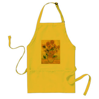 Tablier Fleurs de soleil dans un vase (F457) Van Gogh Art