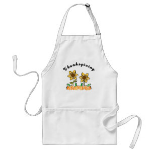 Tablier Fleurs de thanksgiving