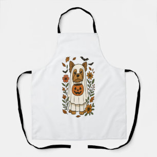 Tablier Fleurs de Yorkshire Terrier Halloween Halloween