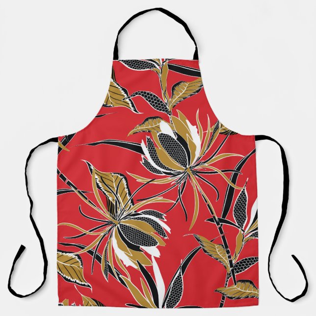 Tablier Fleurs exotiques : Polka Dot Vintage (Recto)