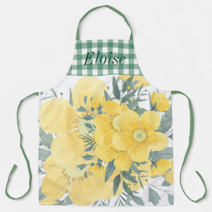 Tablier Fleurs Jaunes Sunny