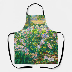 Tablier Fleurs jolies vintages Illustration Fleurs blanche