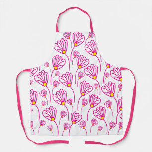 Tablier Fleurs roses Florales