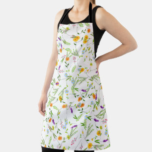 Tablier Fleurs sauvages de printemps été