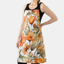 Fleurs sauvages rouges Aquarelle Art