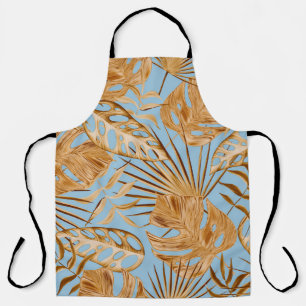 Tablier Fleurs Tropicales Vibrantes : Colorées Et Sans Cou