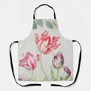 Tablier Fleurs Tulipes vintages