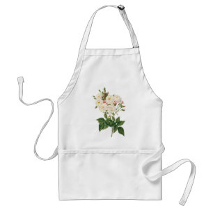 Tablier Fleurs Vintage Floral Blush Noisette Rose Redoute