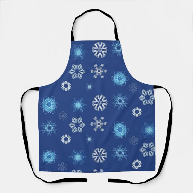 Tablier flocons de Noël (Recto)