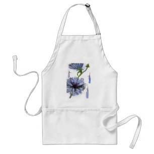 Tablier floral "chickory"