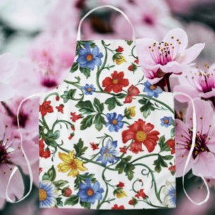 Tablier Floral 'Épanouissez-vous avec Audace'