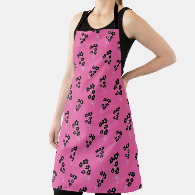 Tablier Floral Print Apron (Insitu)