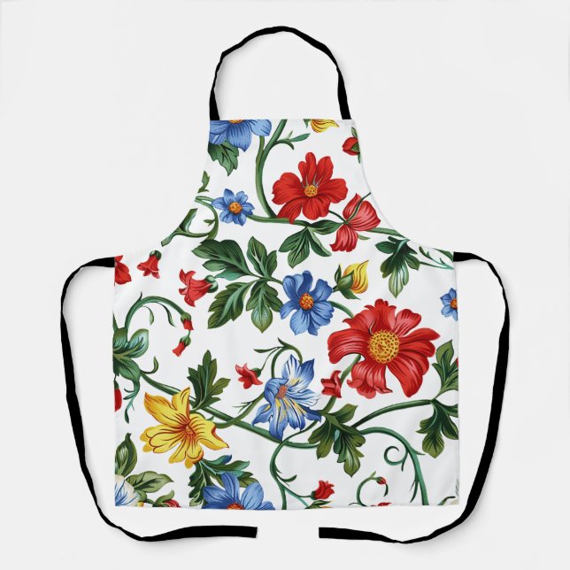 Tablier floral romantique (Recto)