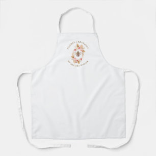 Tablier Floral rose Boho