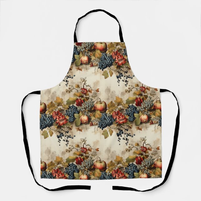 Tablier Floral Thanksgiving Motif Vintage (9) (Recto)