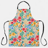 Floral vintage, Petites Fleurs Colorées.