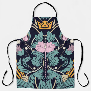 Tablier Floral vintage sans couture motif. Fichier vintage