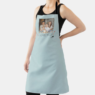 Tablier Flore ciel bleu et fête des mères Apron