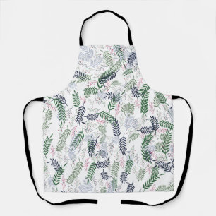 Tablier Flore de feuilles et de fleurs