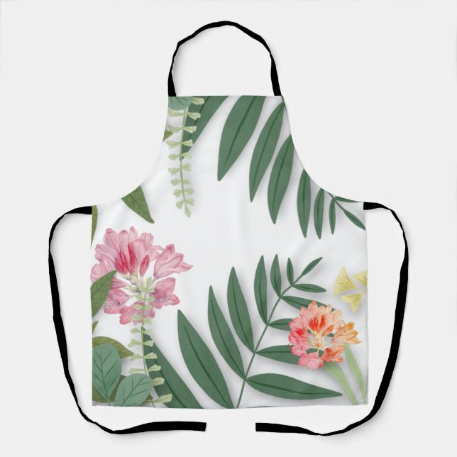 Tablier Flore tropicale (Recto)