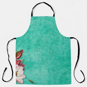 Tablier Flower magnolia paper vintage old