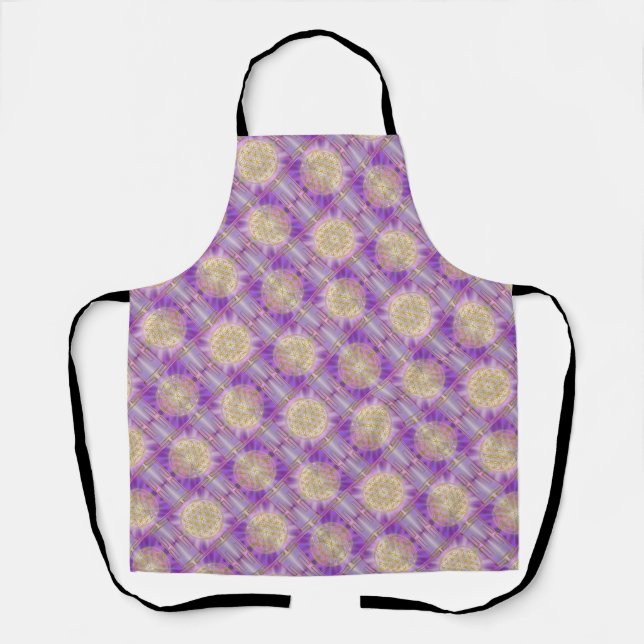 Tablier FLOWER OF LIFE - Yantra seamless (Recto)