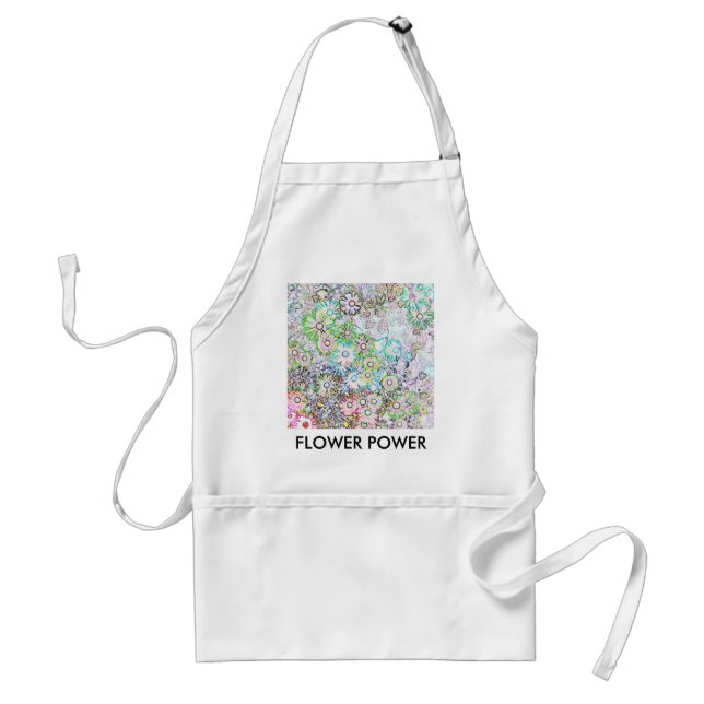 TABLIER FLOWER POWER (Devant)