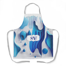 Fluid Artist All-Over Print Chef’s Apron