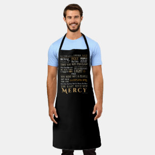 Tablier Foi religieuse Pierre 2:9-10 Apron
