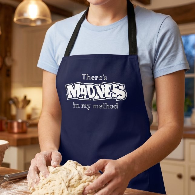 Tablier Folie Amusante dans Citation de Méthode - Boulange (Créateur téléchargé)