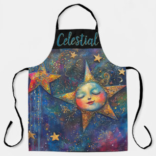 Tablier Folksy Celestial