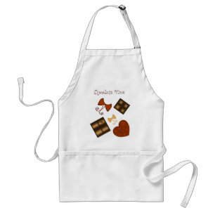 Tablier foncé de chocolat