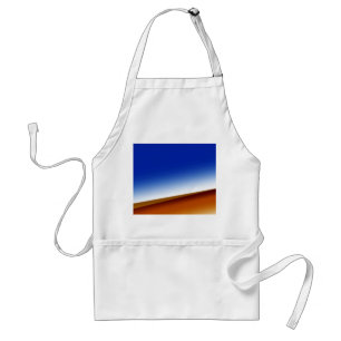 Tablier Fond artistique texturé abstrait bleu marron blanc